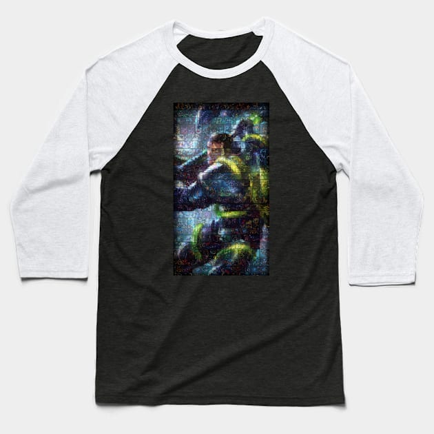 Darius Baseball T-Shirt by nowtfancy